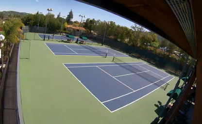 Tennis Courts 1-3 at Almaden Racquet Club