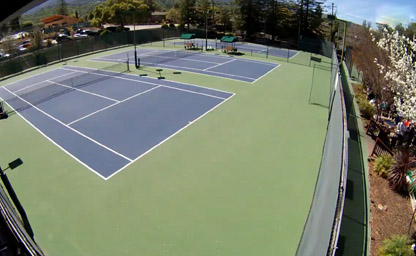 Tennis Courts 1-3 at Almaden Racquet Club