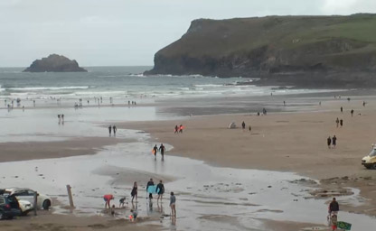 Polzeath Beach, North View