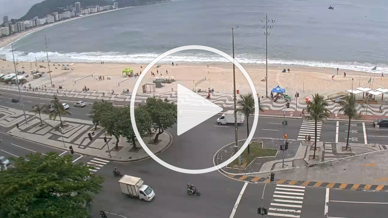Live Webcam Copacabana, Rio de Janeiro - Brazil Live Webcam Copacabana, Rio de Janeiro - Brazil