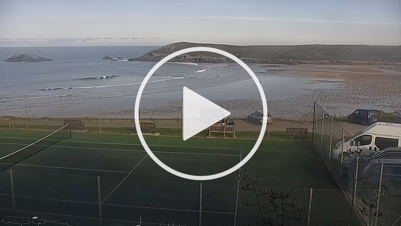 Live Cam Crantock Bay Hotel, Cornwall - United Kingdom