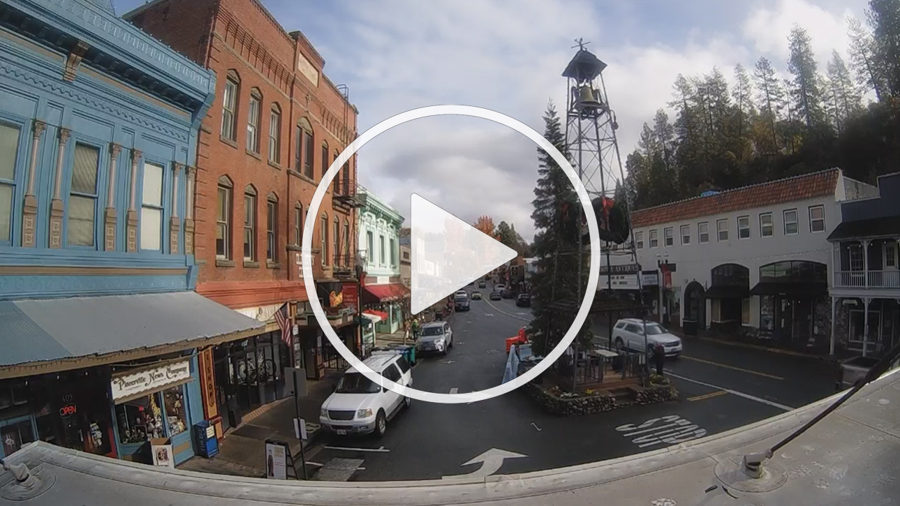 Live Webcam El Dorado County, Main St View, Placerville, California - United States