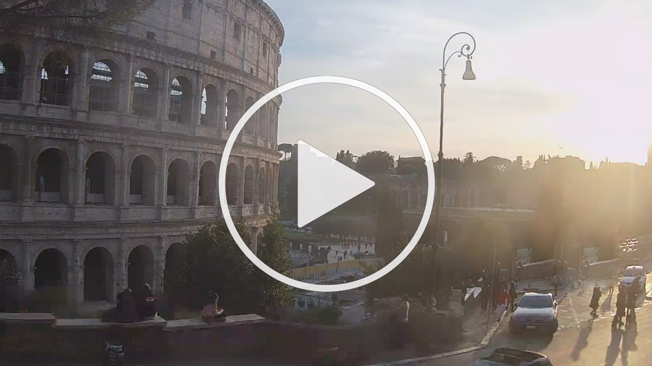 Live Cam The Colosseum and Imperial Fora, Lazio, Rome - Italy