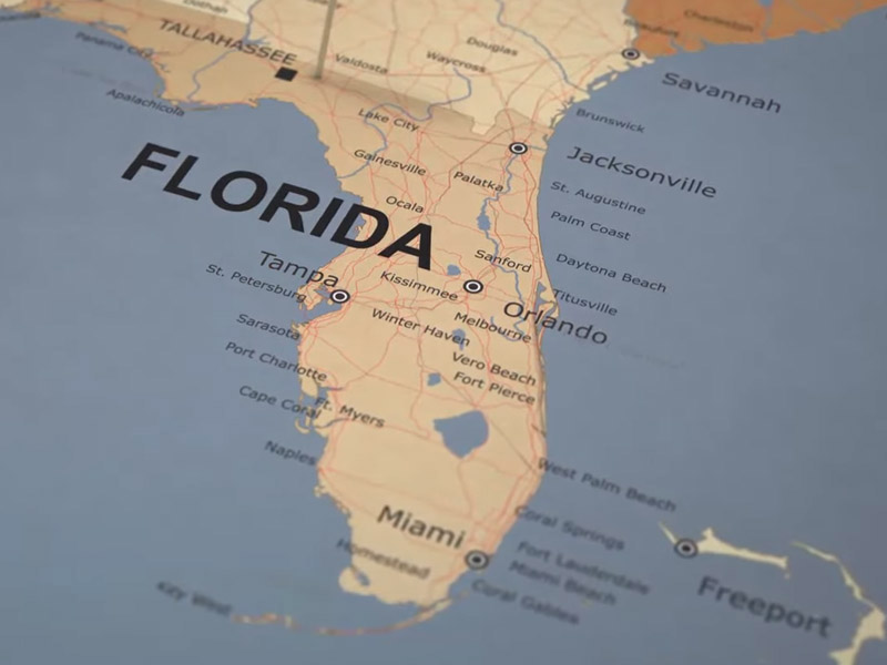Map of Beaches in Florida - IpLiveCams