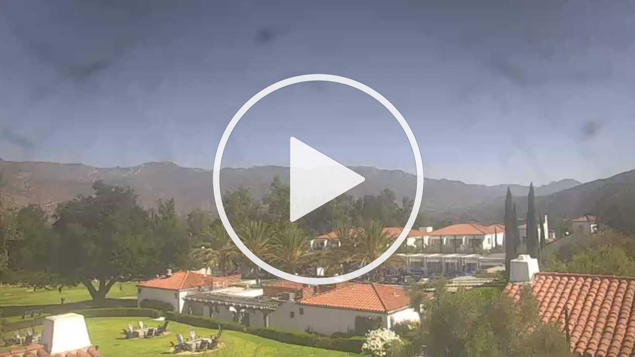 Live Webcam Ojai Valley, Wallace Neff Heritage Bar, California - United States