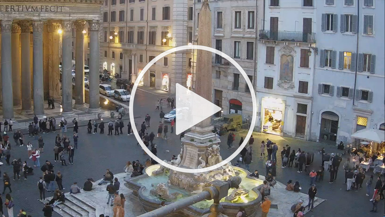 Live Cam Pantheon, Lazio, Rome - Italy