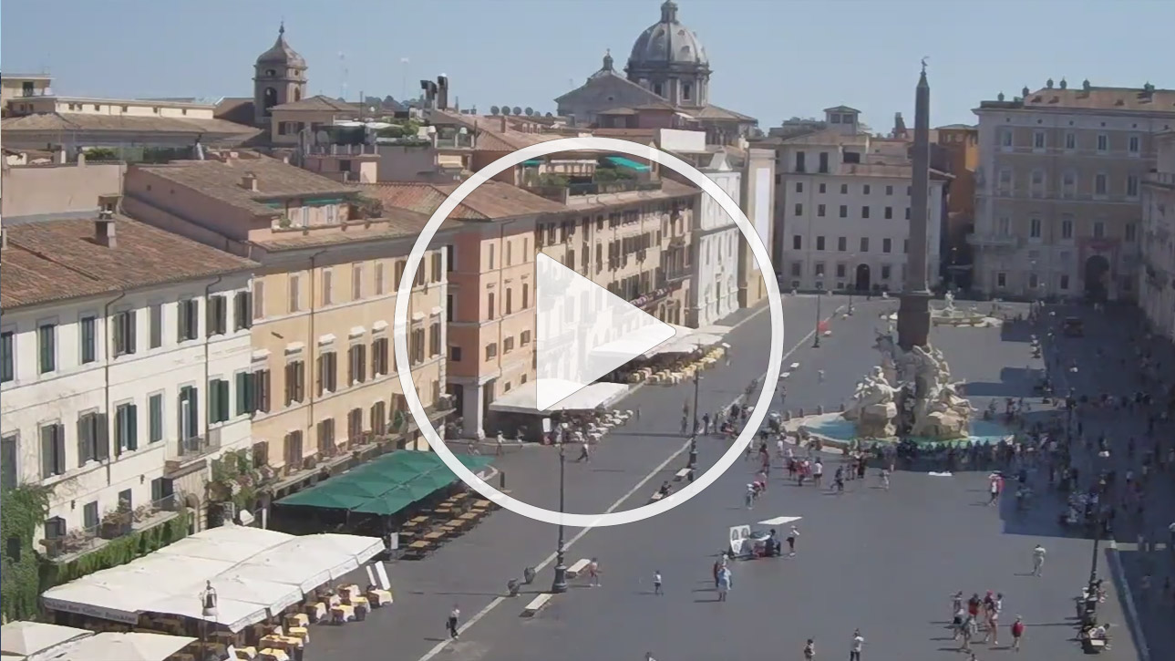 Live Cam Piazza Navona, Rome - Italy