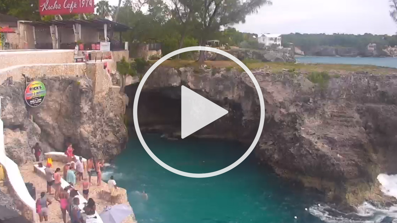 Live Webcam Rick's Cafe, Negril Jamaica