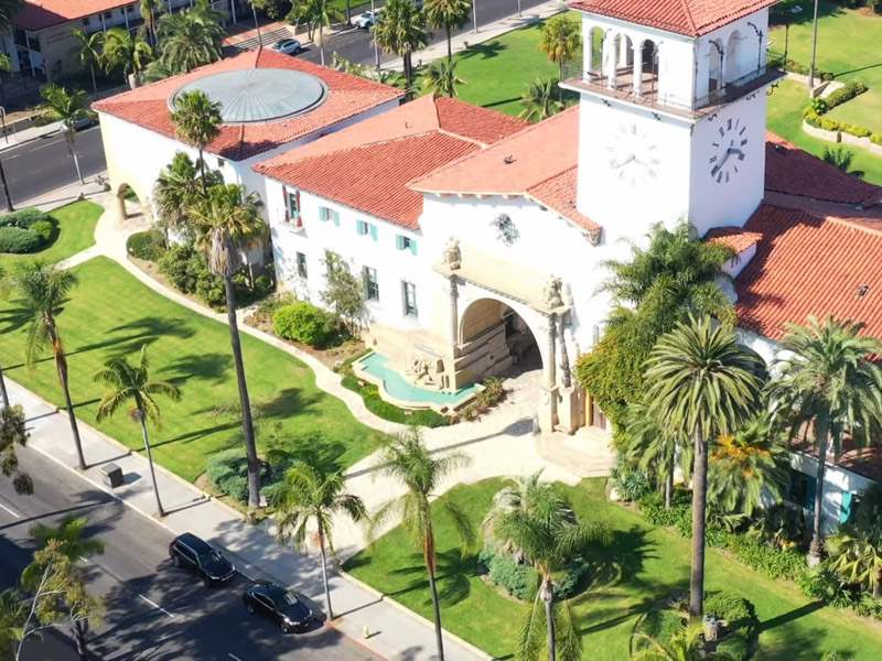 Santa Barbara's historic adobe houses from the Spanish and Mexican Eras