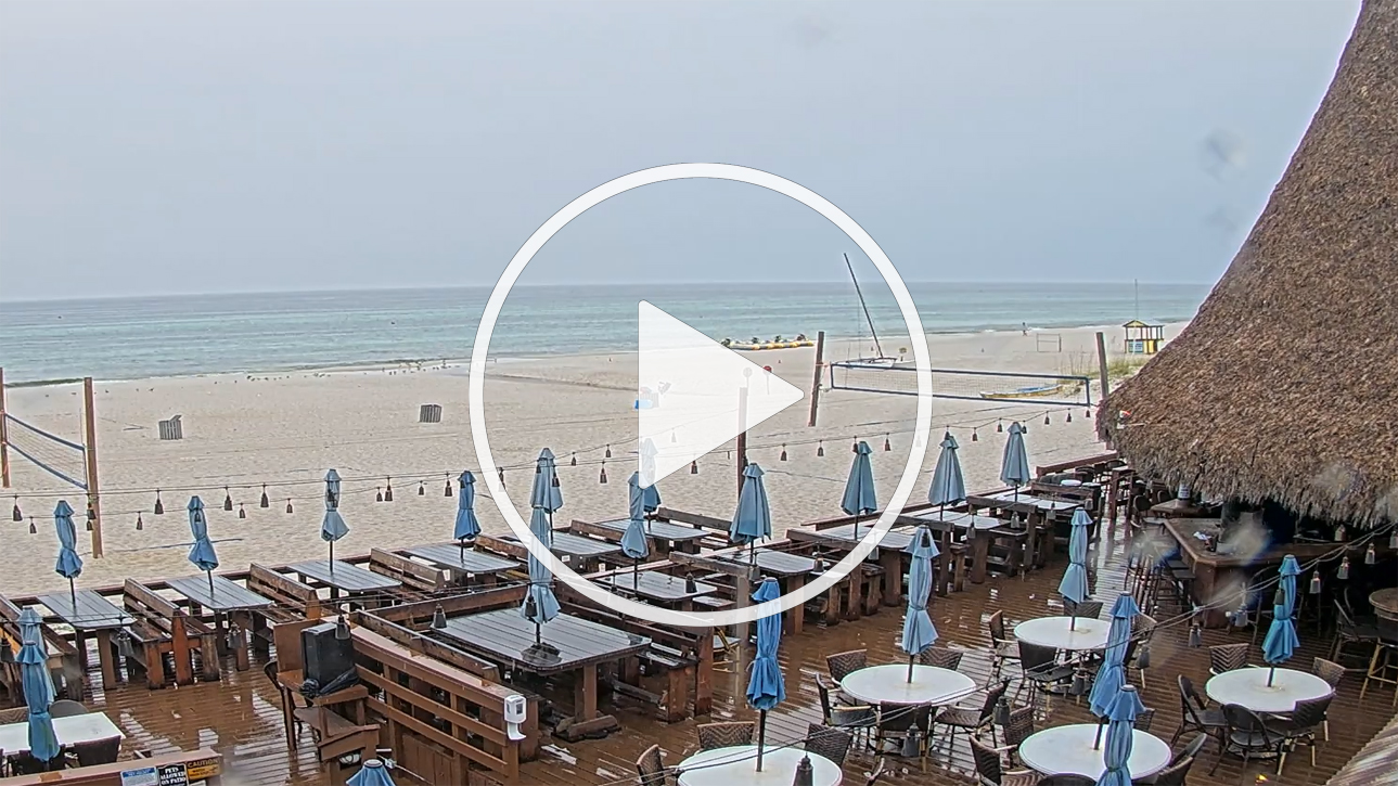 Live Webcam Sharky’s Beachfront Restaurant - Deck Cam - Panama City Beach, Florida - United States