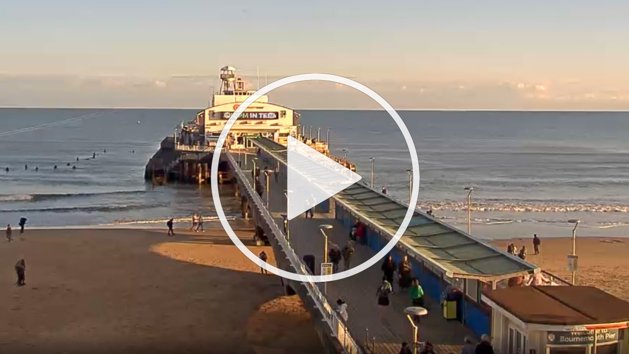 Live Cam Sorted Surf Shop - Bournemouth View - Dorset, England