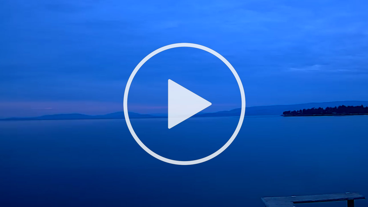 Live Webcam Woods Bay - Flathead Lake, Montana - United States