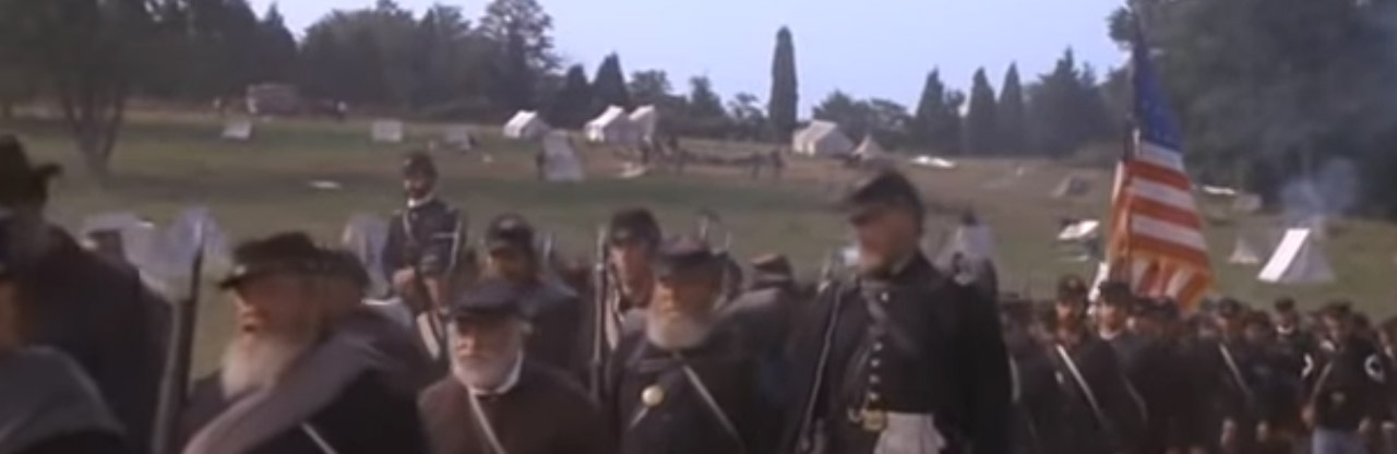 The regimental colors of the Twentieth Maine return to Gettysburg The regimental colors of the Twentieth Maine return to Gettysburg