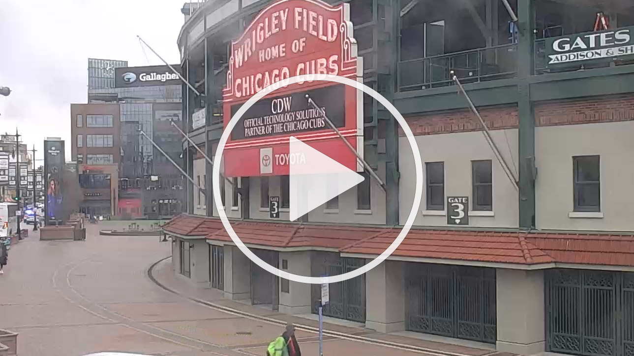 Live Cam Wrigley Field, Chicago, Illinois - United States
